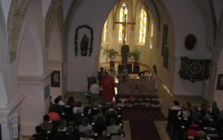 Festgottesdienst zum Patrozinium der Hl. Margareta, Kirchenchor und Organist Johannes Wohlgenannt, 2008