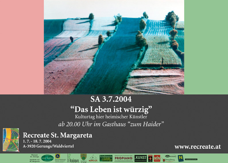 recreate Flyer Das Leben ist würzig, 2004