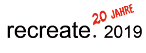 recreate Logo 2019, 20 Jahre recreate