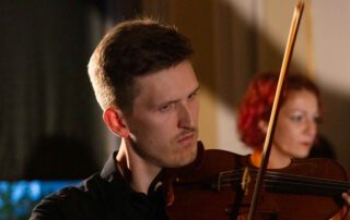 Leopold Schwinghammer, Violine, bei Leas Wandlung recreate 15.8.2025 (c) Martin Lugmayr