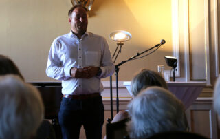 Bürgermeister Patrick Layr spricht zur Eröffnung von recreate 2025 (c) waldsoft