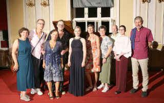 Die Vorarlberger Besucher mit Hanna Bachmann, recreate Konzert 15.8.2026 (c) waldsoft